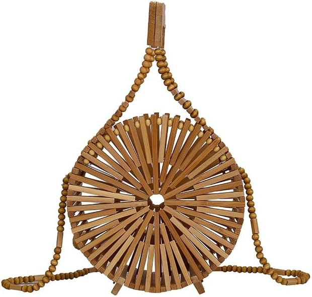 Cute Straw Shoulder Bag for Women, Aesthetic Summer Straw Shoulder Sling Purse Beach Bag Trendy C... | Amazon (US)