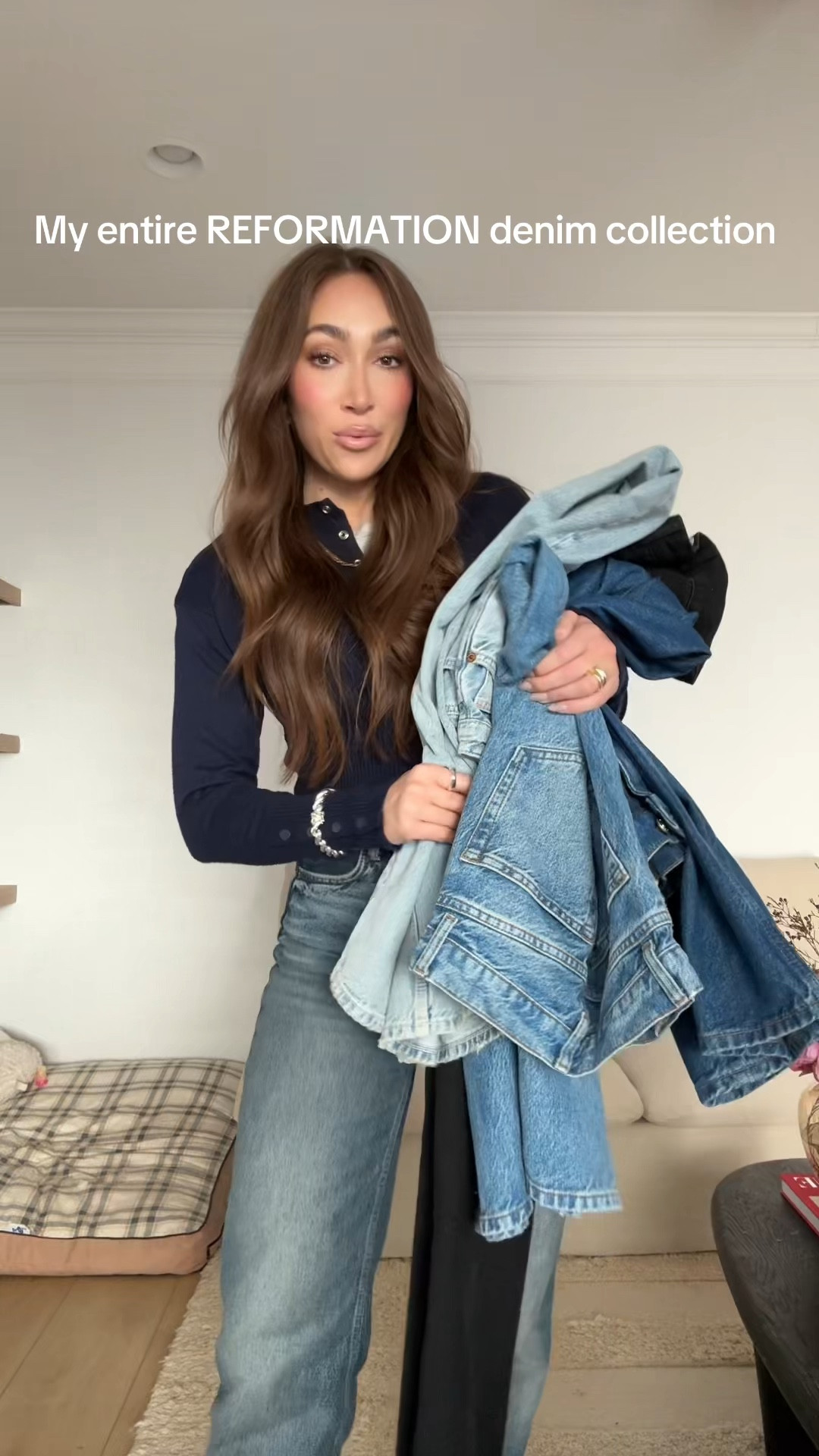 My reformation denim collection 
1. Wilder jean- 25
2. Wilder jean -26
3. Cary wide leg studded- 25
4. Cary wide leg -24
5. Cary low rise wide leg -25



#LTKMostLoved #LTKStyleTip