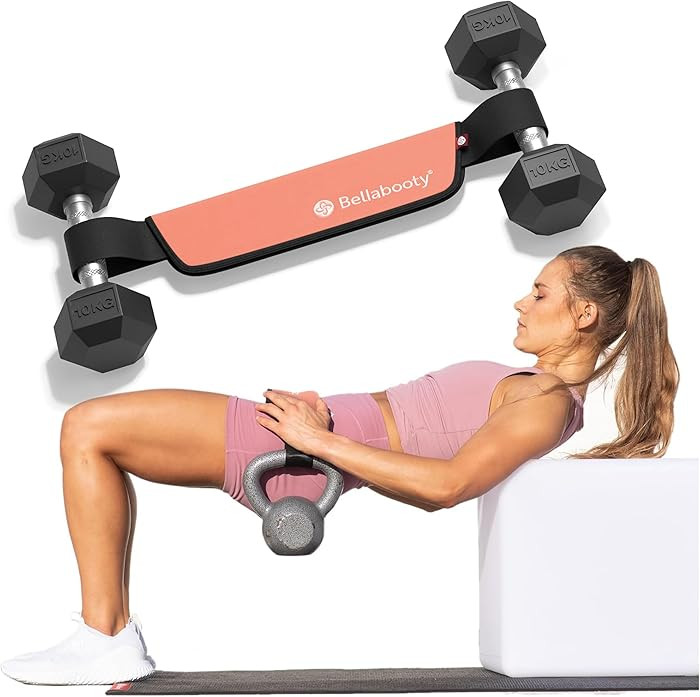 Bellabooty Premium Hip Thrust Belt - Adjustable Exercise Belt for Glutes & Squats, Hip Thrust Pad... | Amazon (US)