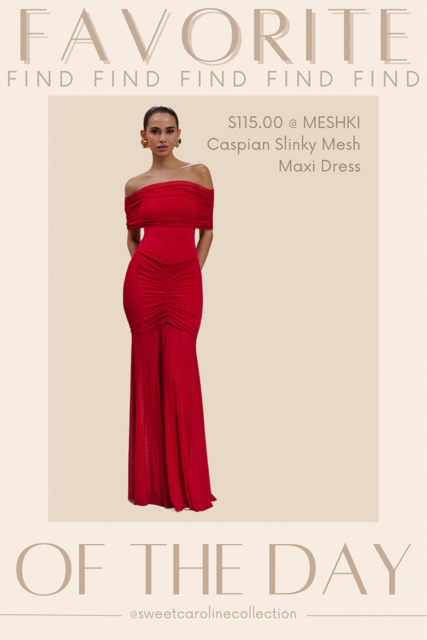Favorite find of the day ♥️

I’m OBSESSED with this Off the shoulder red maxi dress from MESHKI! It’s so chic and fun for Autumn! This is a perfect dress to wear to date night, a gala, or a wedding this Fall!

J.crew, waistcoat, vest, aritzia, Target, wedding guest dress, red dress, maxi dress, Revolve, floral dress, rosette dress, purple dress, Peppermayo, strapless dress, vacation dress, linen dress, shell dress, fall style, workwear, denim dress, Petal + pup, matching set, sabo skirt, pink set, beach outfit, summer outfit, linen set, Amazon, Peppermayo, showpo, Dress, revolve, Elliatt, floral dress, rosette dress, Amanda uprichard, romper, Heartloom, free people, ASTR, MISA, cleobella, majorelle, Zimmermann, loveshackfancy, likely, yumi Kim, rails, Bardot, floral dress, wedding guest dress, Rachel Parcell, white dress, bride, wedding, Shopbop, English factory, heels, mules, Steve Madden, Tony Bianco, target, Anthropologie, Rachel parcell, workwear, sweater, dress, mini dress, midi dress, work dress, Tory Burch, neiman Marcus, Shoes, heels, mules, slingbacks, Sam Edelman, Prada, lululemon, shoulder bag, tote, top handle bag, belt bag, jacquemus, DSW, Macys, tuckernuck, lulus, revolve, ASTR, petal and pup, show me your mumu, Nine West, j.crew, coach, Chinese laundry, dolce vita, journee, Bag, purse, coach, bow, shoulder bag, accessories, coachtopia, love, new arrival, best seller, must have, most wanted, designer, loeffler Randall, dsw, musinsa, Amazon, dupe, radley London, affordable, under 300, under 200, under 100, sale, gift idea, gift guide, spring style, summer fashion, shoes, classy, sweet Caroline collection

#LTKfindsunder100 #LTKtravel

#LTKSeasonal #LTKStyleTip #LTKWedding