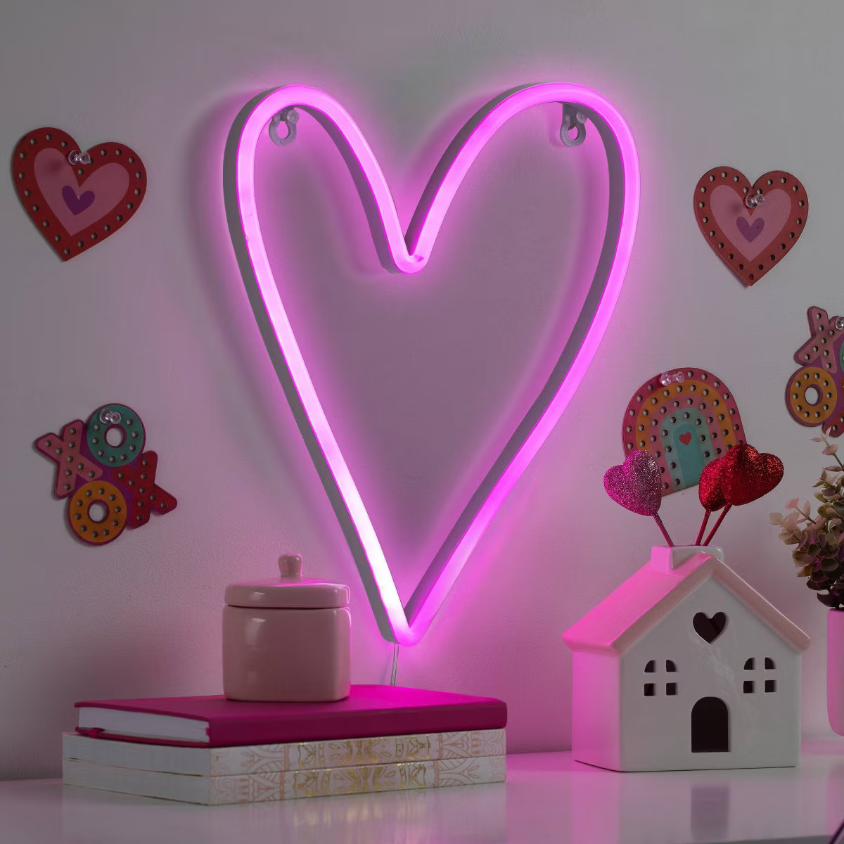 Merkury Innovations Neon Lights Heart | Target