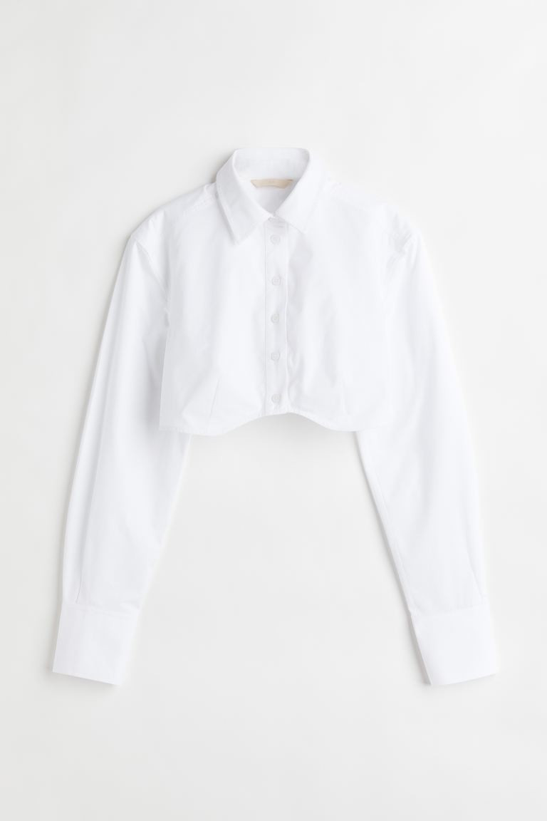 Cropped shirt | H&M (UK, MY, IN, SG, PH, TW, HK)