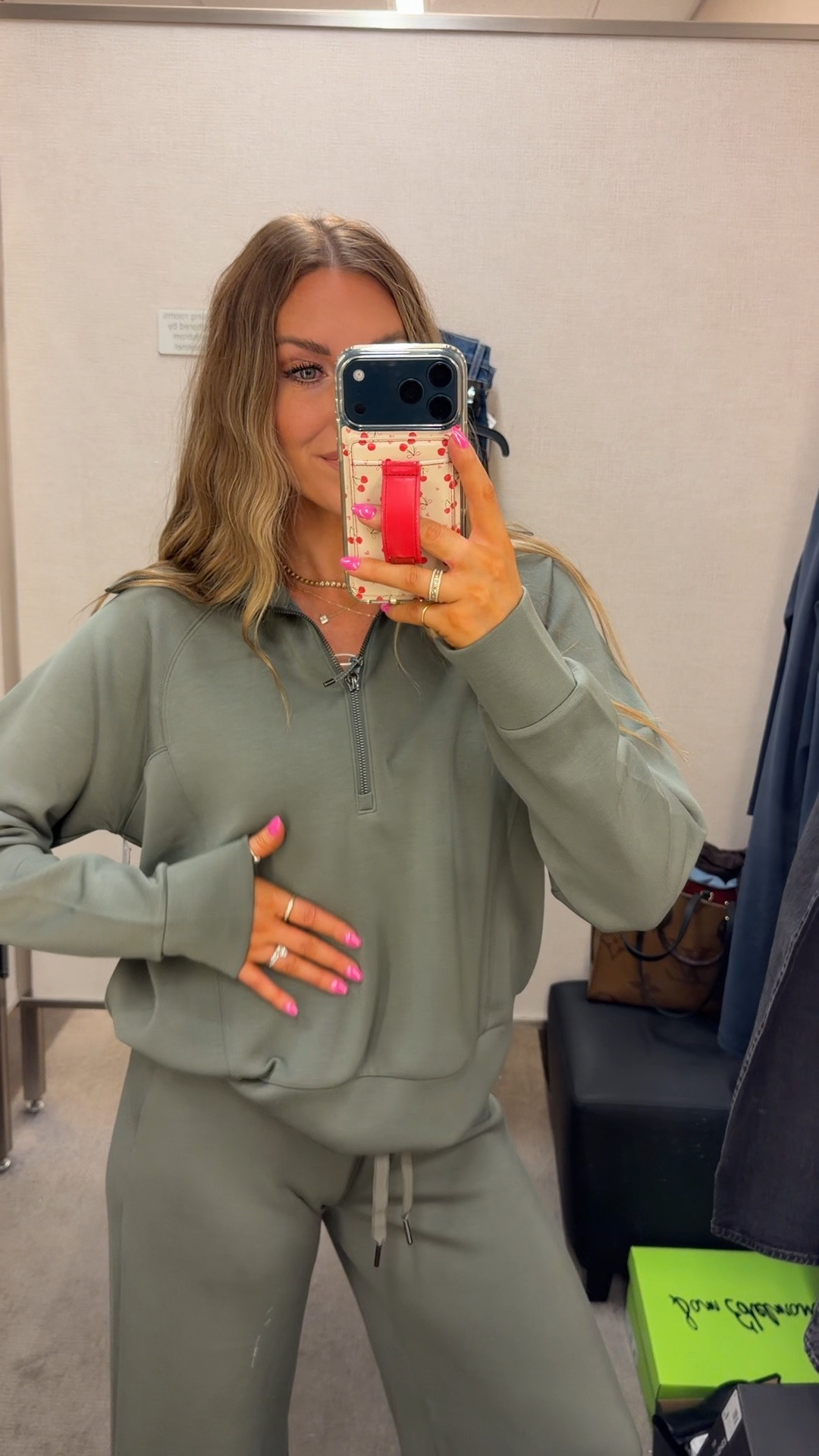 My fave set from Spanx!! Wearing small pants and medium pullover