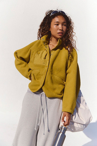 Hit The Slopes Fleece Jacket by FP Movement at Free People, Puckered Up, XS | Free People (Global - UK&FR Excluded)