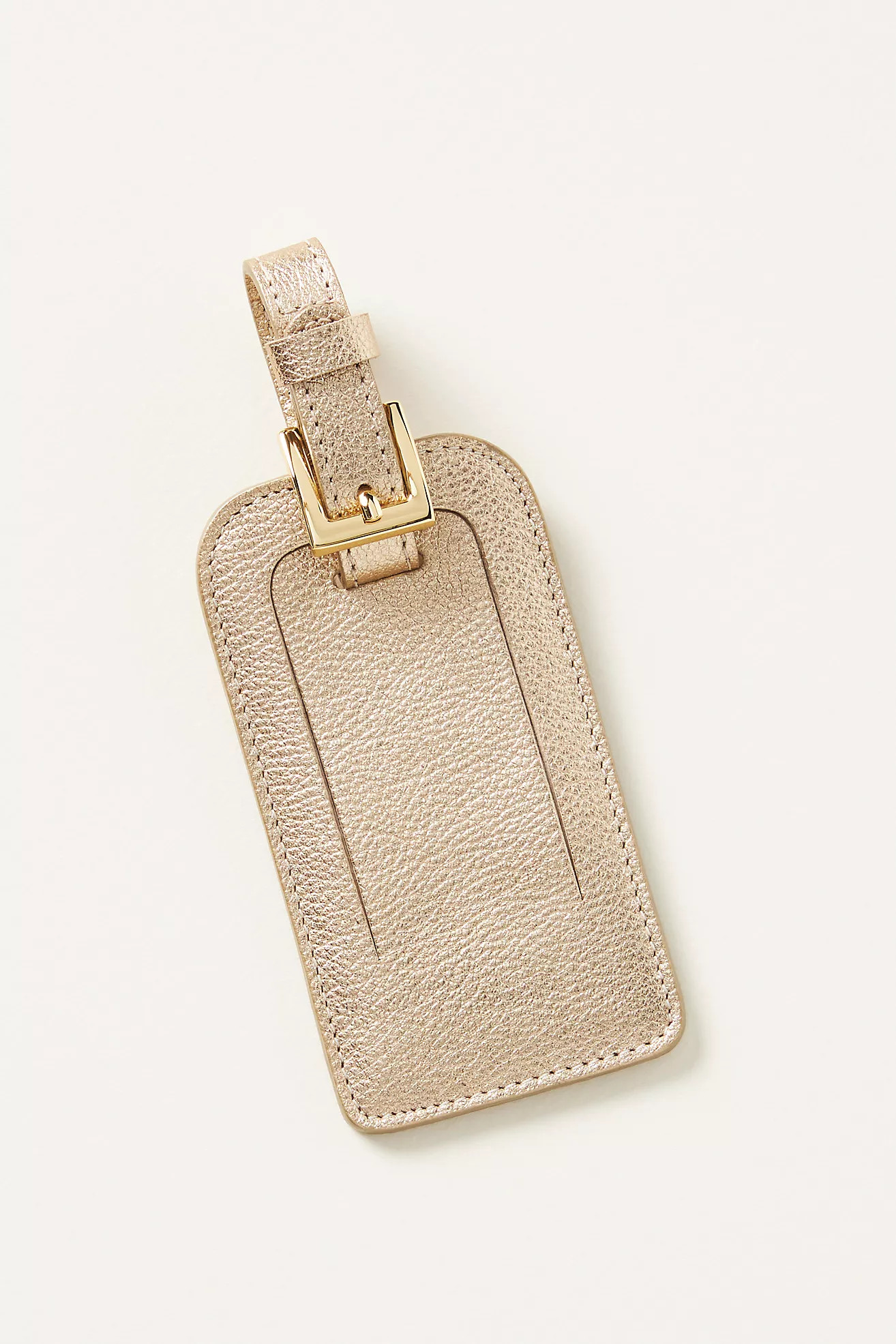 Wanderer Contrast Leather Luggage Tag | Anthropologie (US)