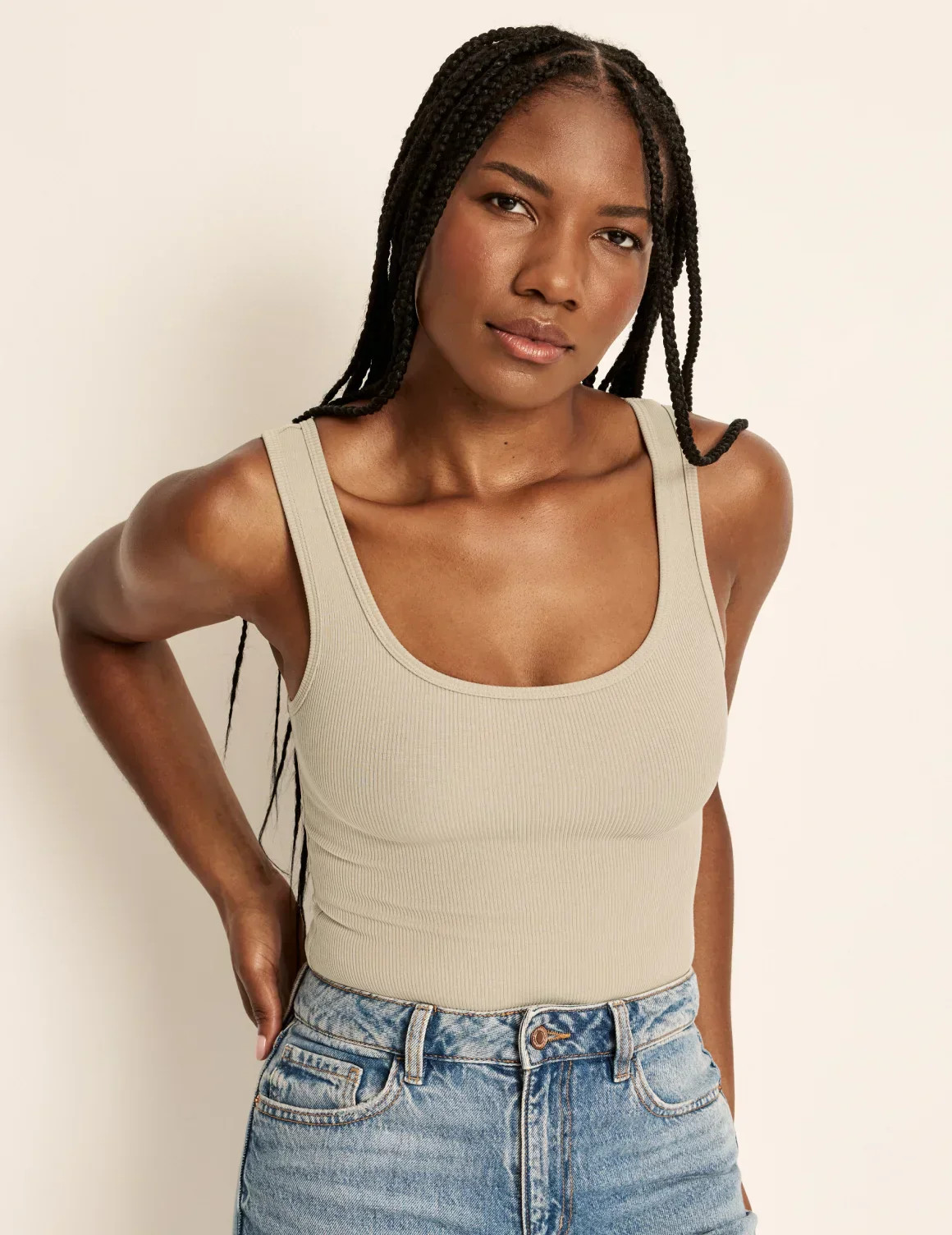 SculptRib™ Cotton Tank | Knix US