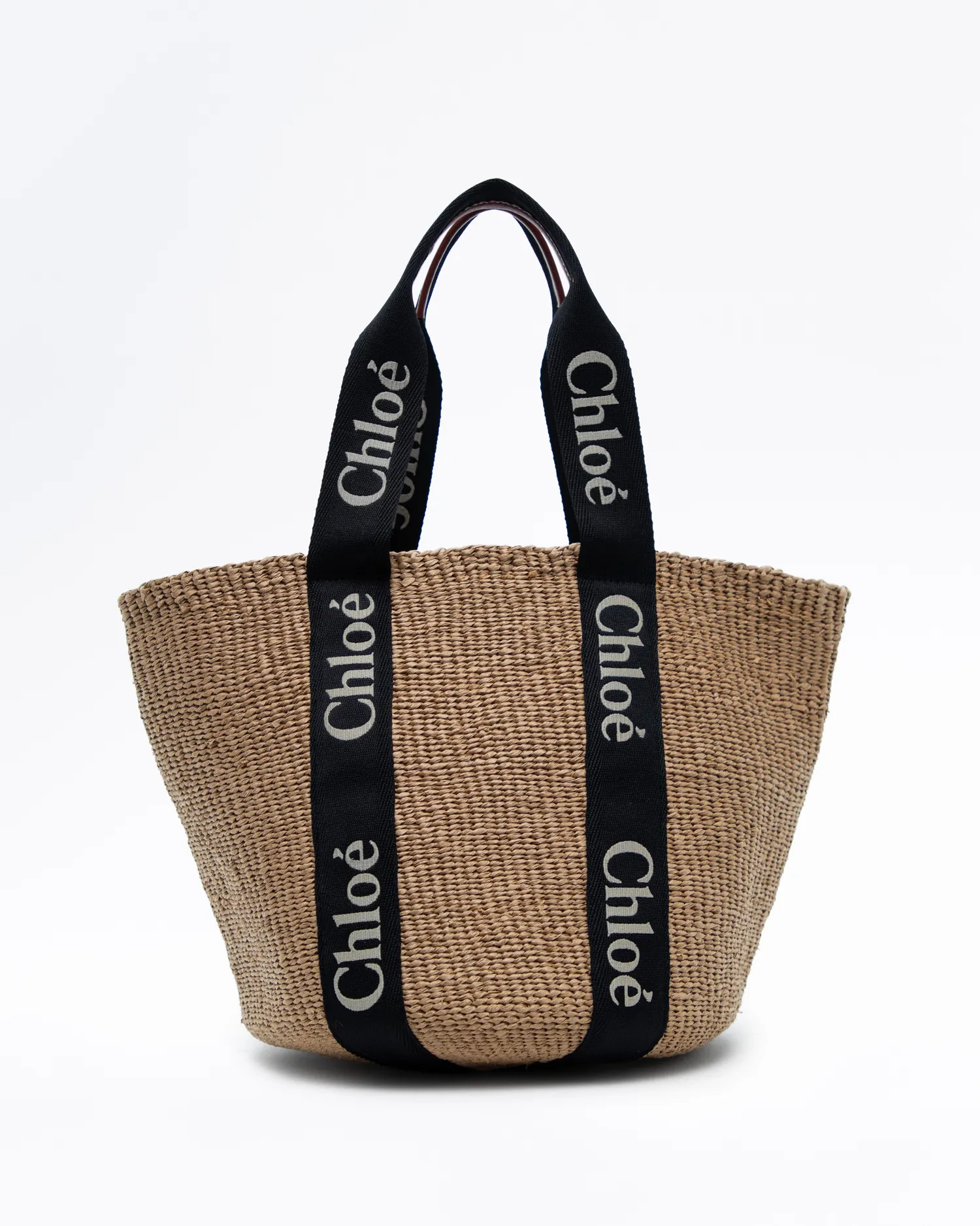 Raffia Large Woody Basket Tote | Vivrelle
