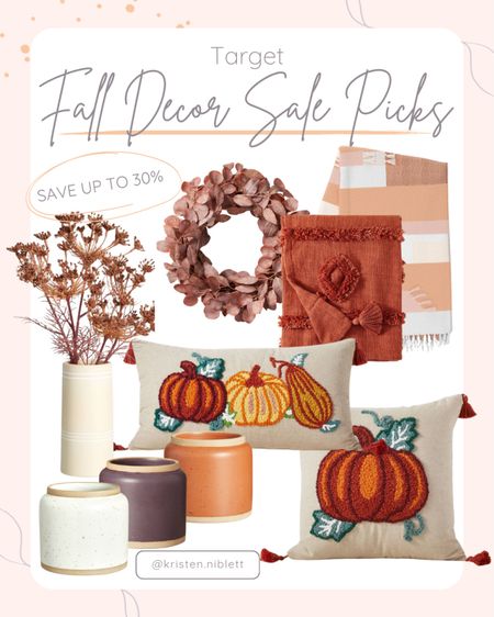 Fall Decor Sale Picks // Target
Up to 30% off! 

Fall decor. Fall home decor. Pumpkin decor. Fall candles. Fall blankets. Throw blankets. Fall florals  

#LTKhome #LTKsalealert #LTKSeasonal