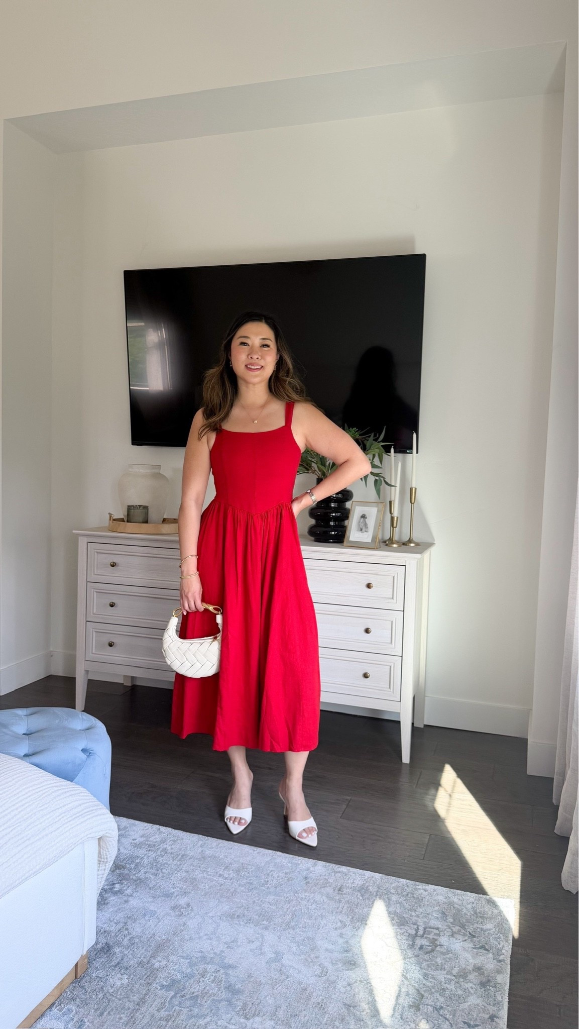 Red, Americana, tcs, trending, midi dress, 4th of July, summer dress, summer fashion, outfit inspo

#LTKootd #LTKSeasonal #LTKSaleAlert