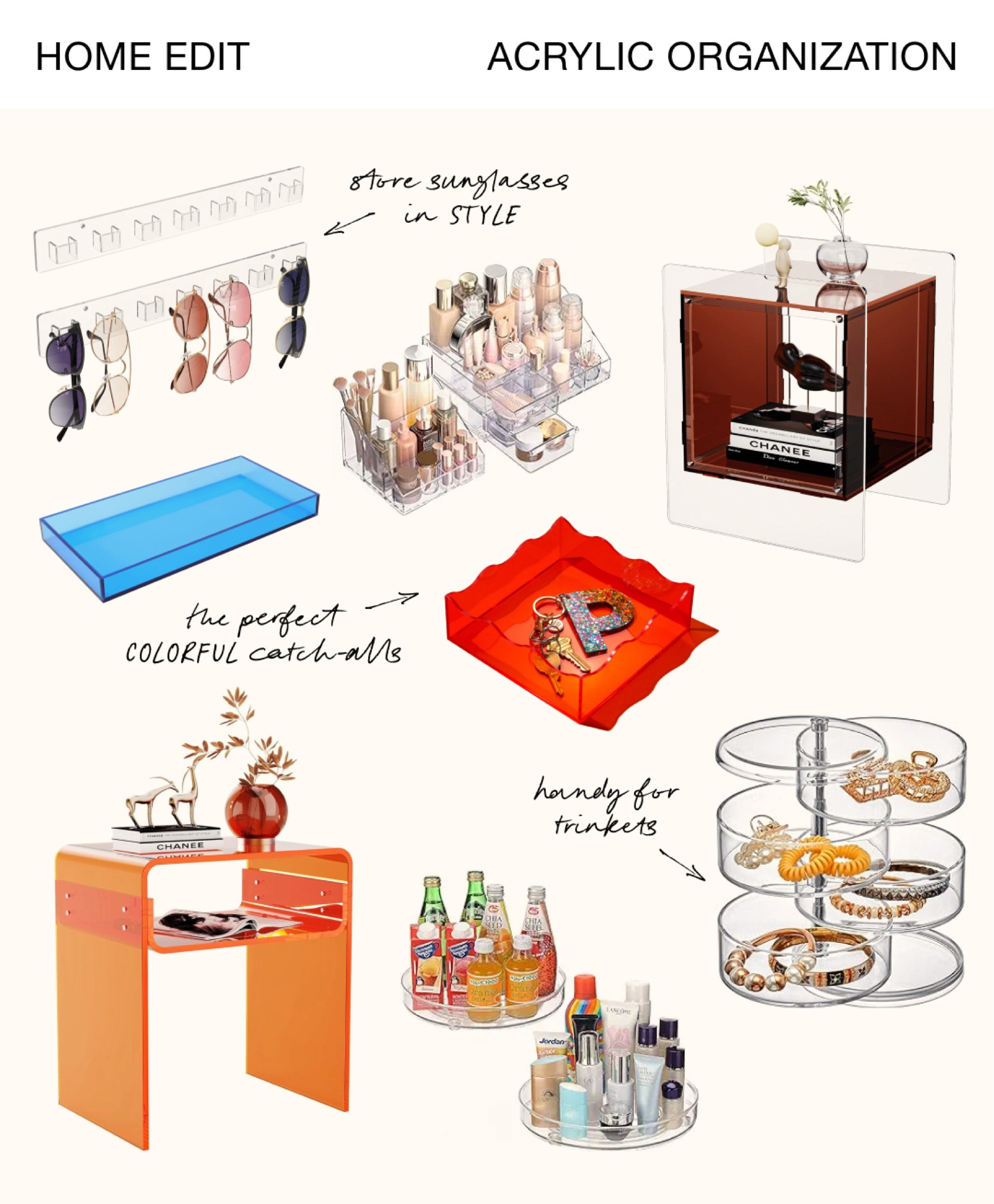 Acrylic organizers, home organization, clear storage, makeup organizers, office desk organizers, jewelry organizers, drawer dividers, bathroom storage, minimalist design, clutter-free, space-saving solutions, kitchen organizers, pantry storage, vanity trays, cosmetic storage, transparent containers, modular storage, multi-compartment organizers, stackable storage, sleek design, durable acrylic, customizable organizers, tidy space, stylish organization

#LTKHome #LTKFamily