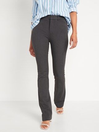 High-Waisted Heathered Pixie Flare Pants for Women | Old Navy (US)