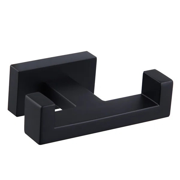 K1083B Bathroom Stainless Steel Wall Mounted Double Towel Hook | Wayfair North America