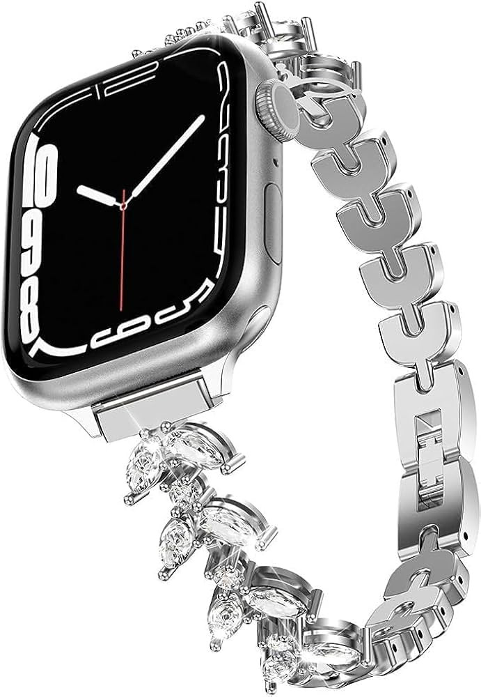 Metal Band Compatible with Bands for Women Ultra iWatch Series 9 8 7 6 5 4 3 2 1 Se｜44mm 40mm 4... | Amazon (US)