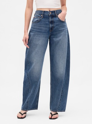 High Rise Baggy Barrel Jeans | Gap (US)