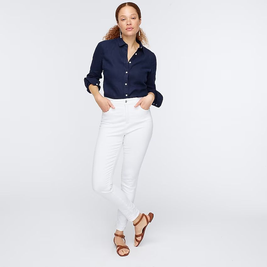 Curvy toothpick jean in white | J.Crew US