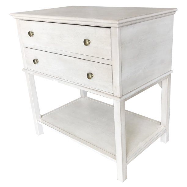 Decor Therapy Thomas 2-Drawer Nightstand, Multiple Finishes | Walmart (US)