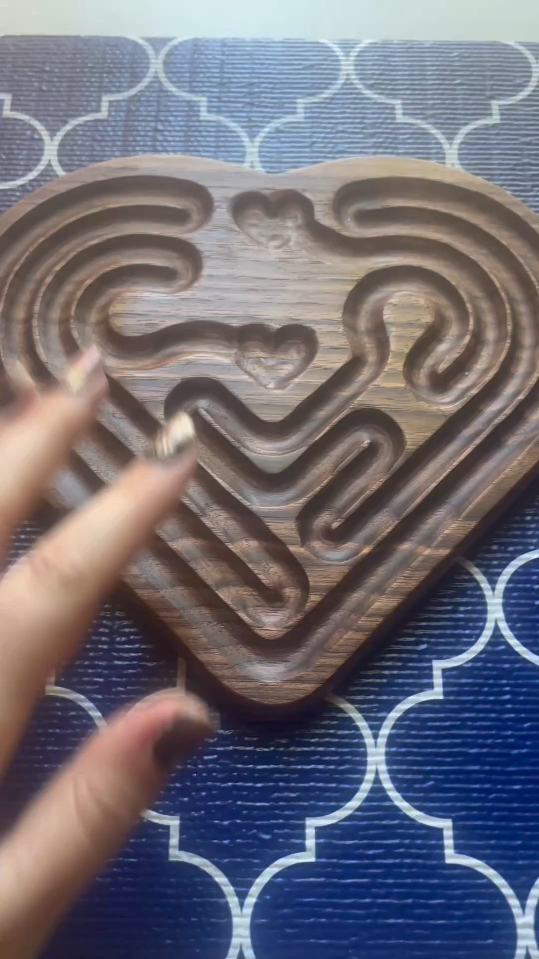 #heartlabyrinth #handheldlabyrinth #woodenlabyrinth #meditation #prayer #mindfulness #heartchakra #giftidea 

#LTKOver40 #LTKFindsUnder100 #LTKHome