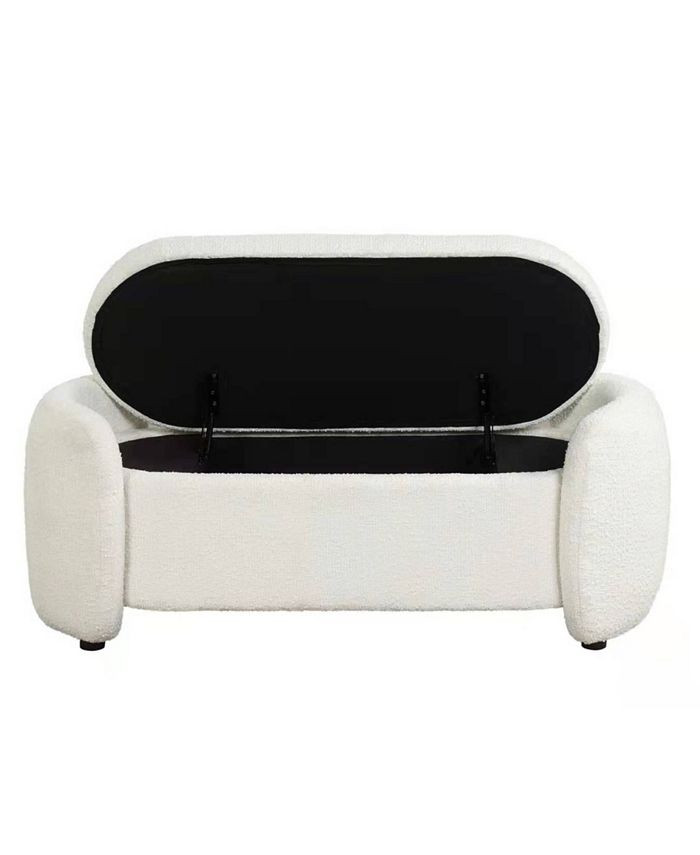 JGW Furniture Boucle Storage Bench & Reviews - Furniture - Macy's | Macys (US)