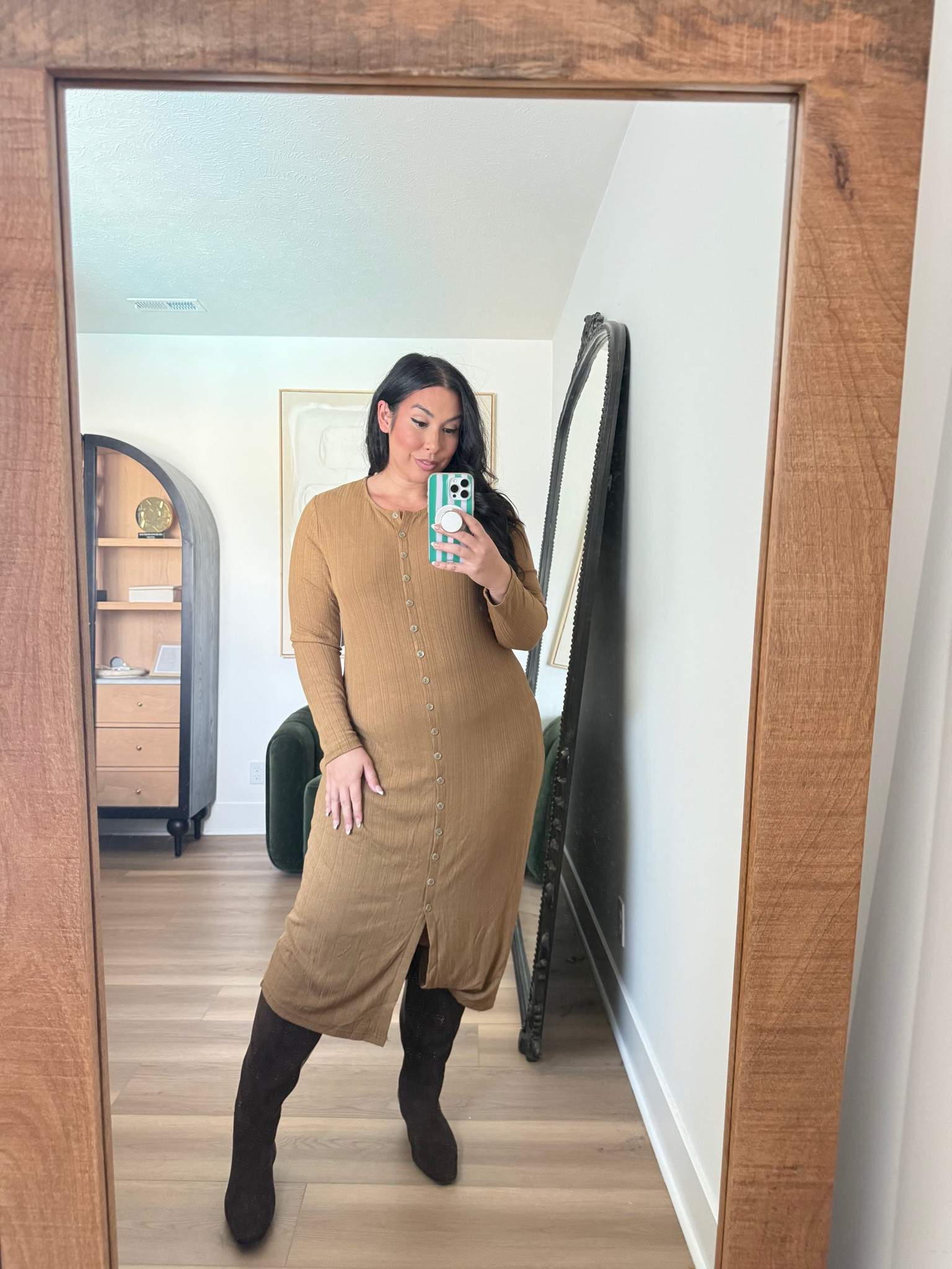  This sweater dress is so cute for fall, the buttons are not functional! Wearing a XL! midsize, fall fashion, fall style, walmart skirt, plaid skirt, trending fall, affordable fashion, walmart fashion 

 #LTKSeasonal #LTKMidsize
