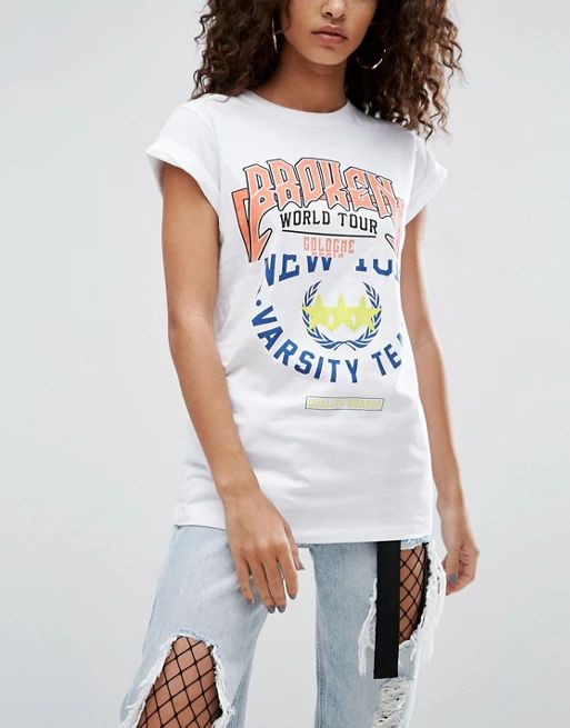 ASOS T-Shirt with Mix and Match Spliced PrintOut of stock :-(MORE FROM: | ASOS US