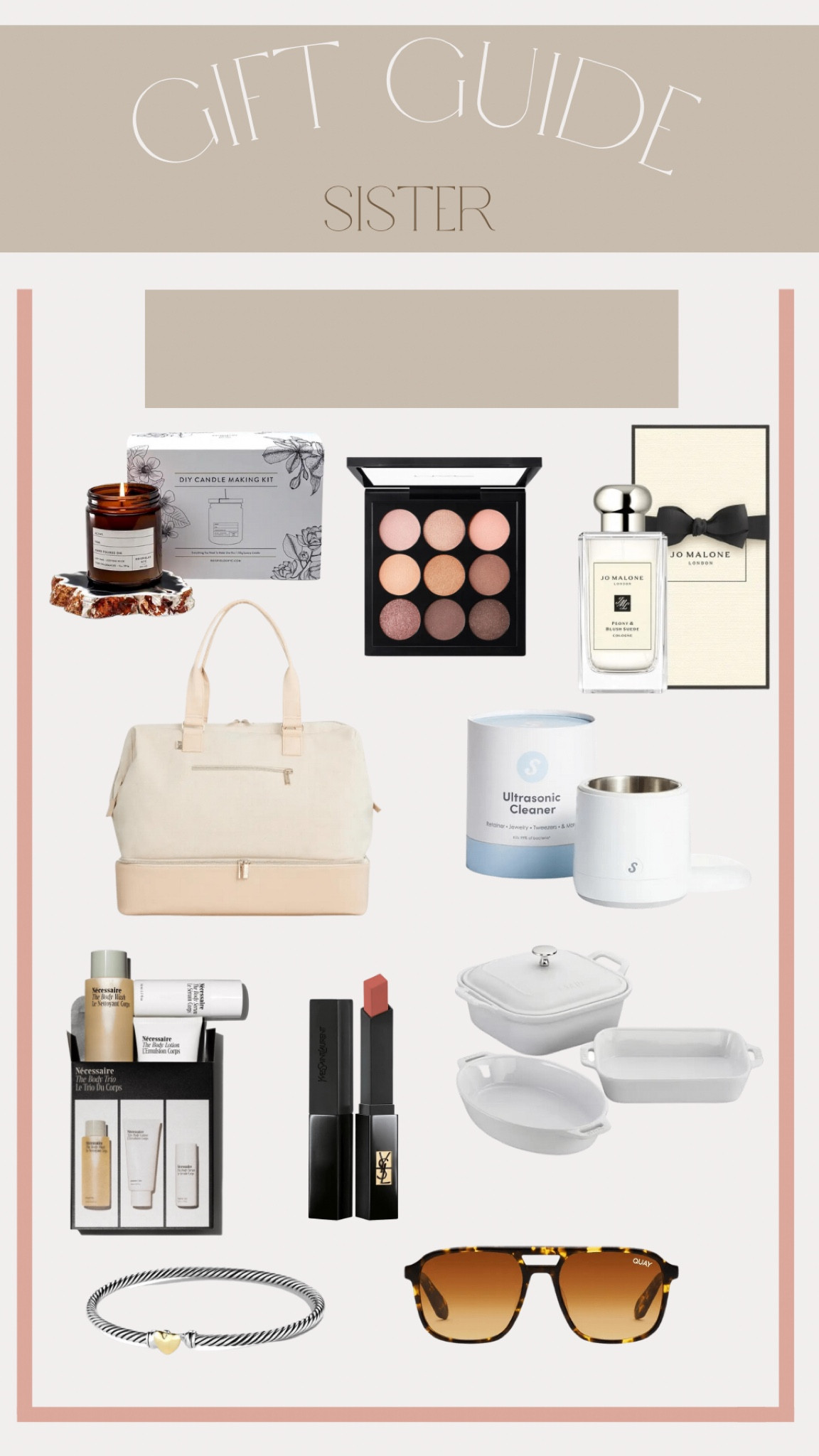 Gift Guide
— SISTER


#LTKGiftGuide #LTKHoliday #LTKSeasonal