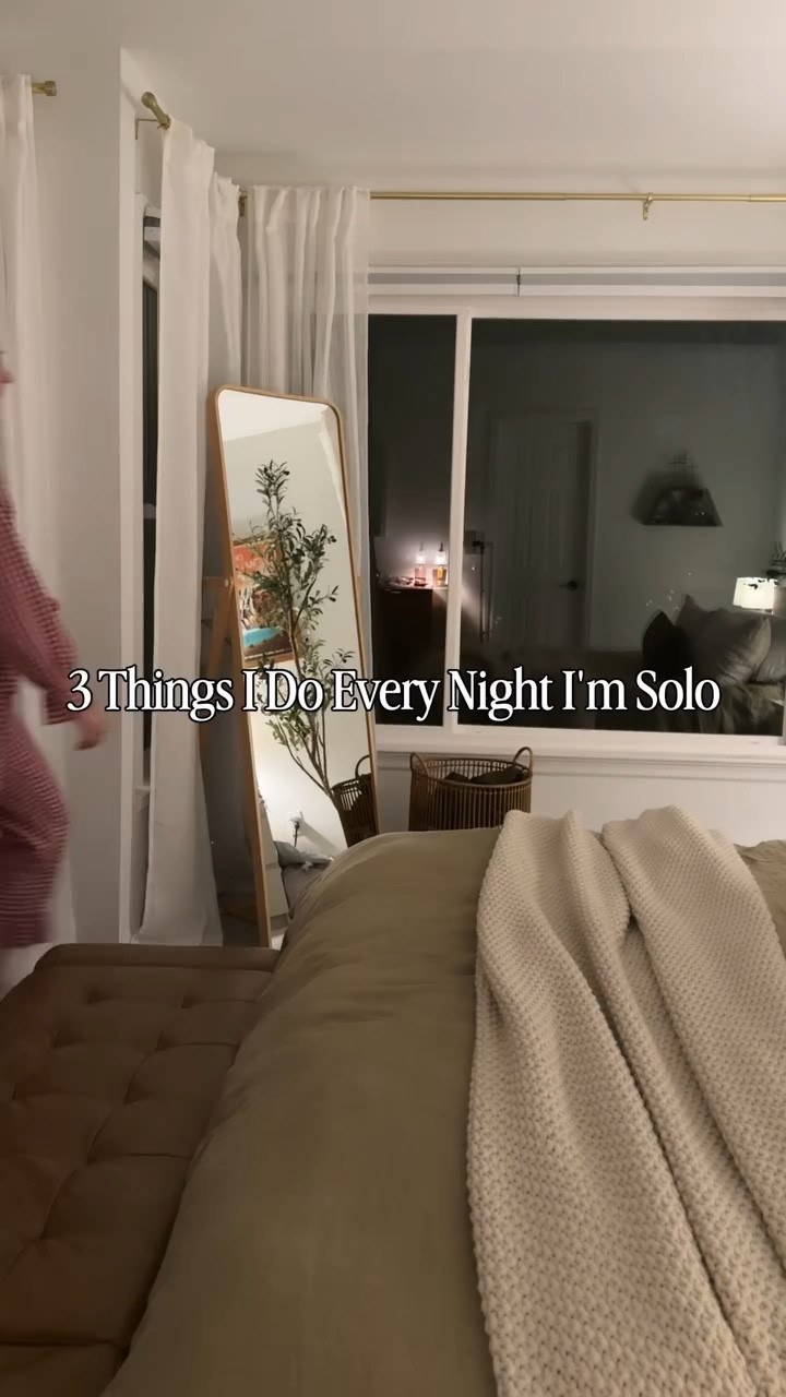 I used to be a boxed-wine drinking, reality TV show-binging, feel really sorry for myself milso in the days/nights my husband was gone. I'd go to bed way too late every night and wake up feeling sad + exhausted the next day ready to repeat the bad habits. 

If you're in this cycle, I TOTALLY GET IT. But, you don't to stay in it if it's not serving you!

Here are three really simple things I do every single night my husband is gone to make my next day a little easier: 

✨ I toss the day's laundry into the washing machine and use the delay start feature so I have a load of laundry washed and ready to be transferred when I wake up. I transfer it to the dryer first thing in the AM, and bring it with my upstairs when the kids do their shower/bath to fold.

✨ I treat myself to a calming, nurturing drink, because I always have more anxious energy going to bed when I'm alone. This ritual helps trigger my brain that it's time to wind down and sets me up for a more restful night of sleep so I'm ready to hit the ground running in the AM!

✨ I start the dishwasher, no matter how many or how few dishes we have from the day, it gets started before I head upstairs for the night. After I toss those clothes in the dryer in the AM, I empty this and then we're starting the day with full cupboards and a clean sink!

What are some of your hacks to make solo days easier?