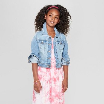 Girls' Jean Jackets - Cat & Jack™ Light Wash | Target