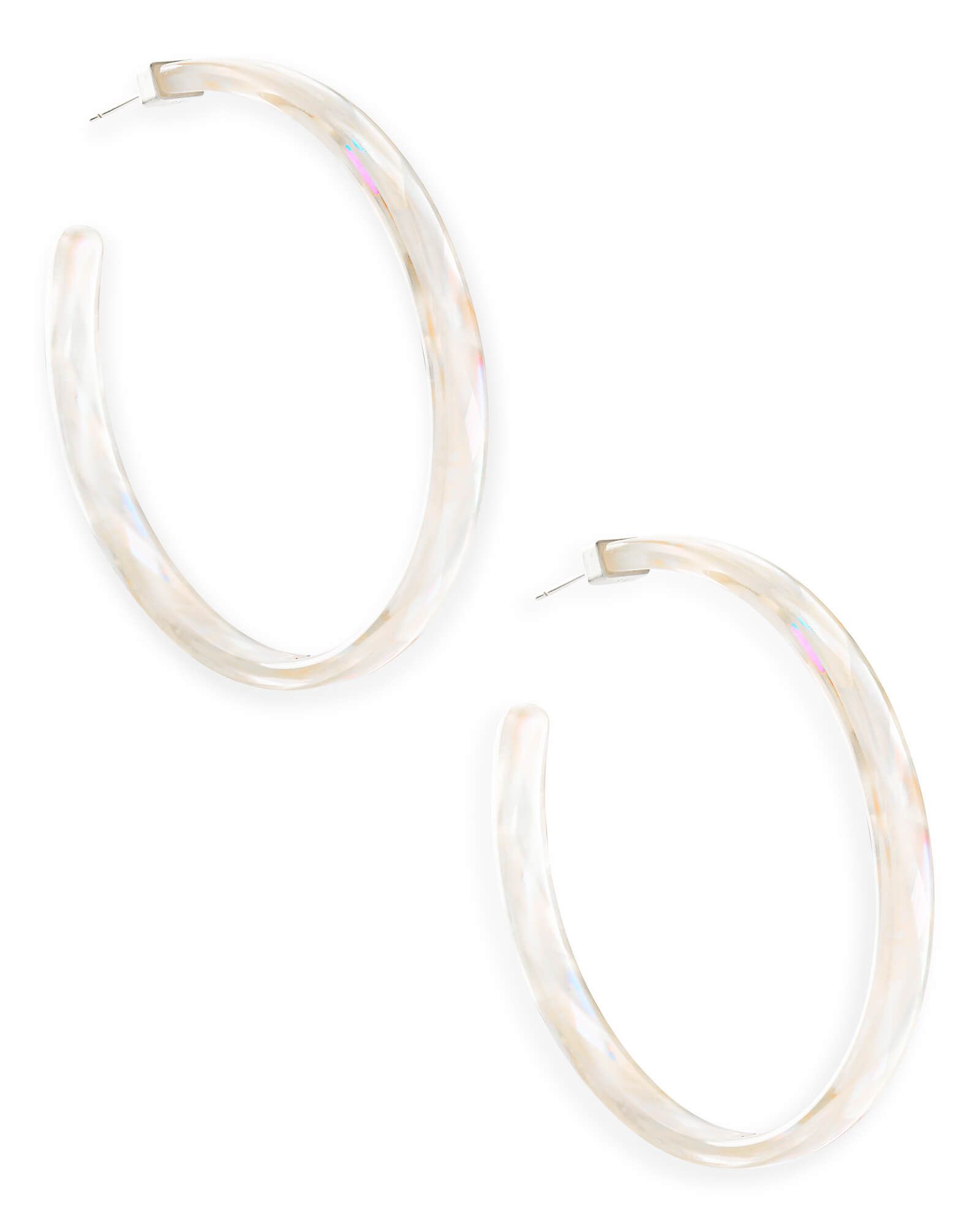 Kash Hoop Earrings in Iridescent Acetate | Kendra Scott | Kendra Scott