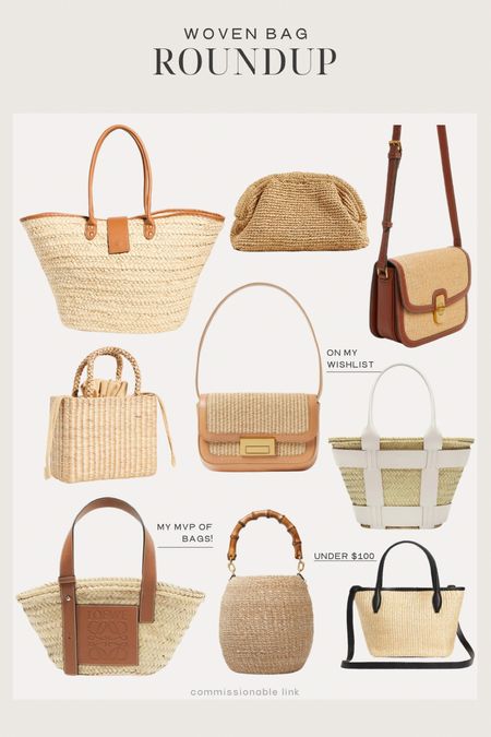 Woven, straw, and raffia bags and purses for summer 

#LTKSeasonal #LTKitbag
