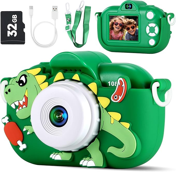 Kids Camera Boys Toys for 3 4 5 6 7 8 9 Years Old Boys, 48MP Dual Lens Kids Digital Camera Christ... | Amazon (US)