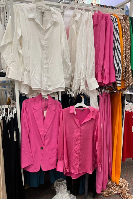 Silk tops and pink blazer (not online yet!) 
Bought all TTS - M 


#LTKSeasonal #LTKunder50 #LTKworkwear