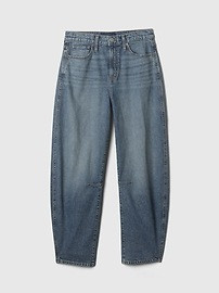 High Rise Barrel Jeans | Gap Factory