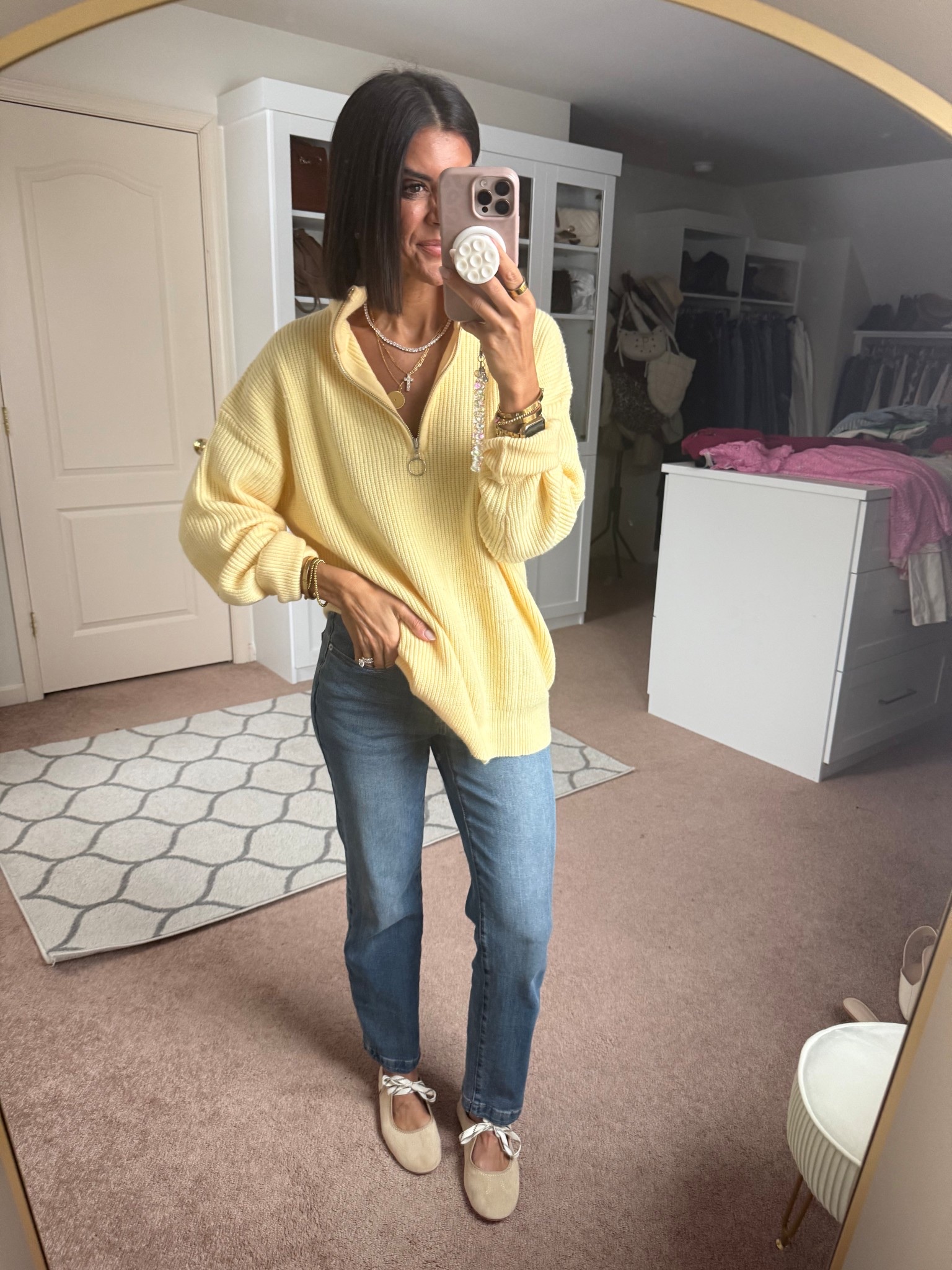 Size small in sweater jeans tts

#LTKdayinmylife #LTKSeasonal #LTKootd