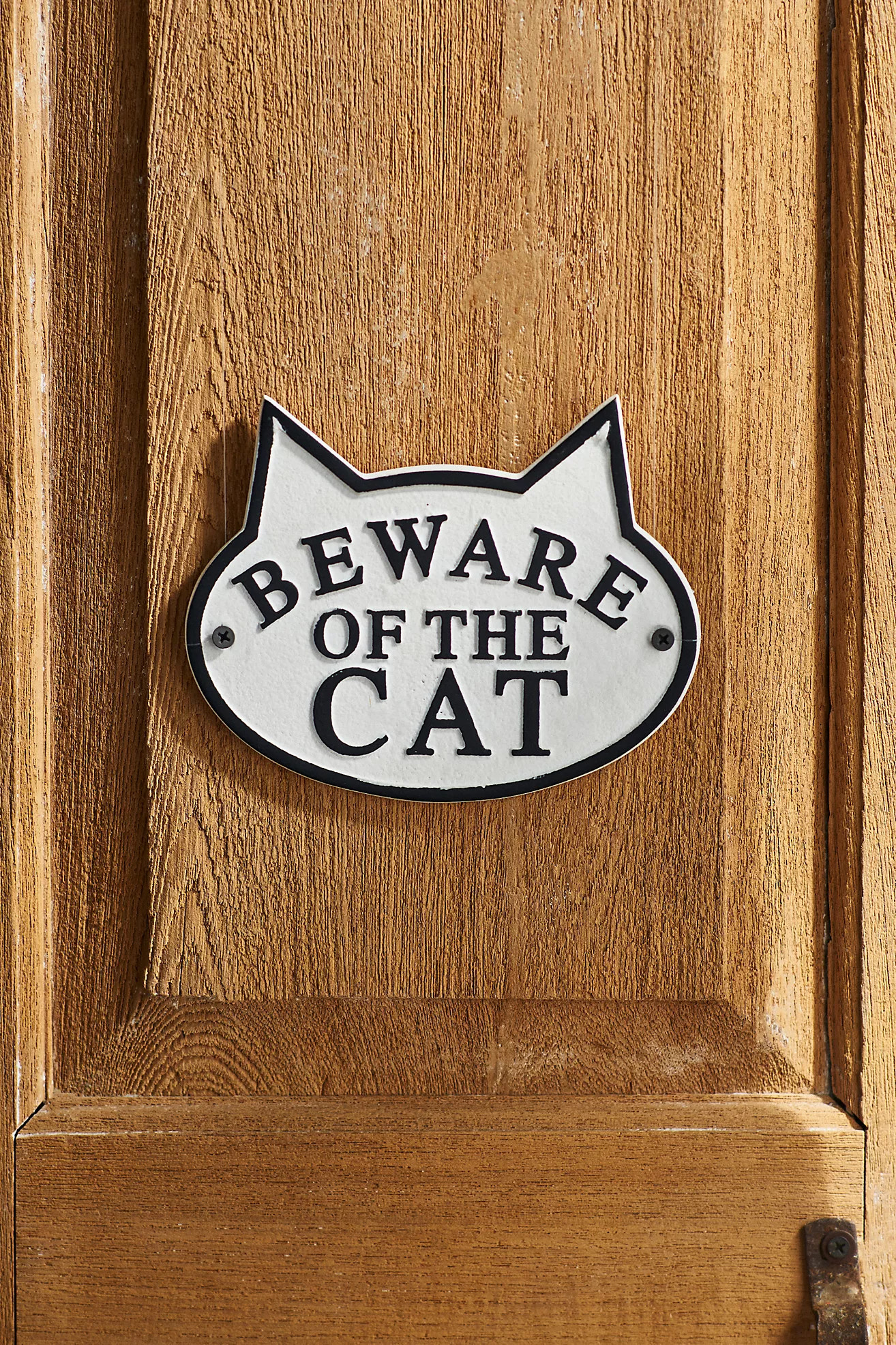 Beware of the Cat Sign | Anthropologie (US)