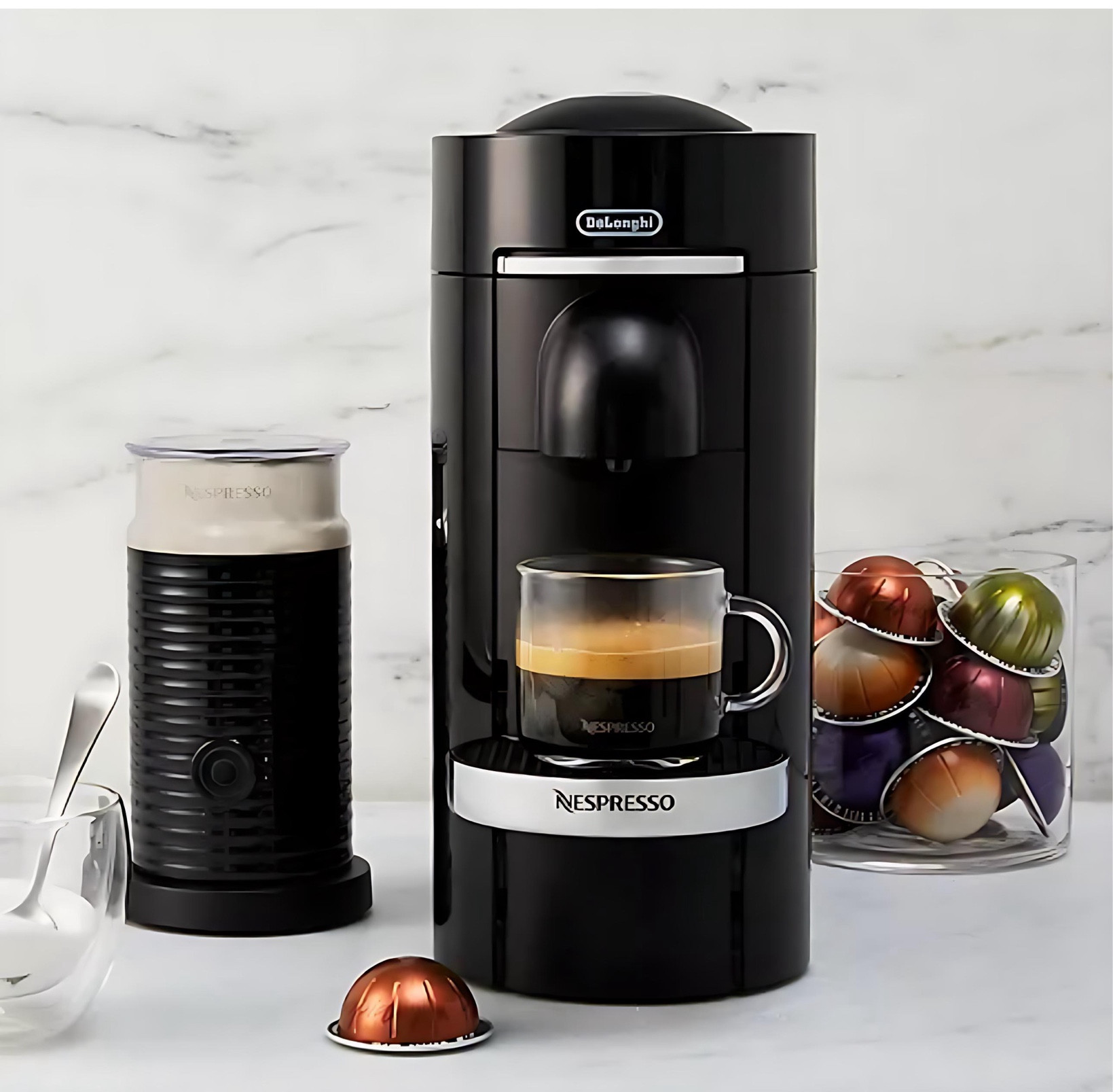 Nespresso
VertuoPlus Deluxe by De'Longhi with Aeroccino Milk Frother. 
All other are on sale as well ☕️#nespresso 

#LTKSaleAlert #LTKGiftGuide #LTKHoliday