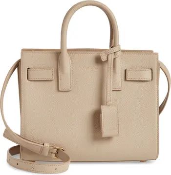 Saint Laurent Nano Sac de Jour Grained Leather Tote | Nordstrom | Nordstrom