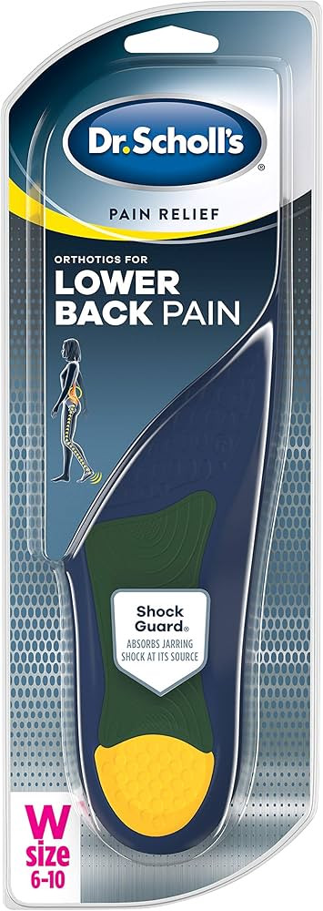 Dr. Scholl's LOWER BACK Pain Relief Orthotics // Clinically Proven Immediate and All-Day Relief o... | Amazon (US)