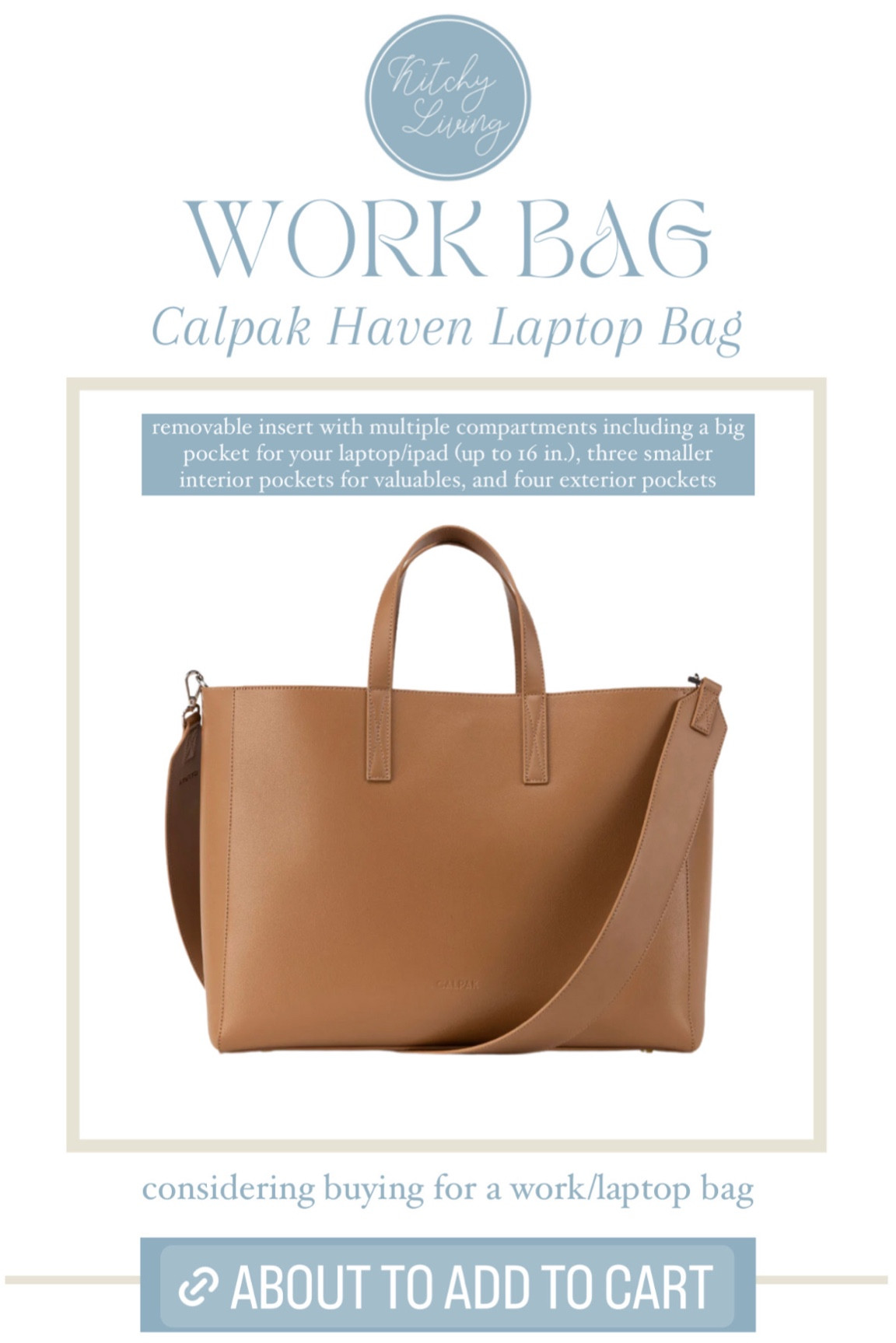 Considering pulling the trigger on this Calpak Laptop Bag for work #thoughts #workbag #laptopbag #calpak #workingwomen #girlboss

#LTKFind