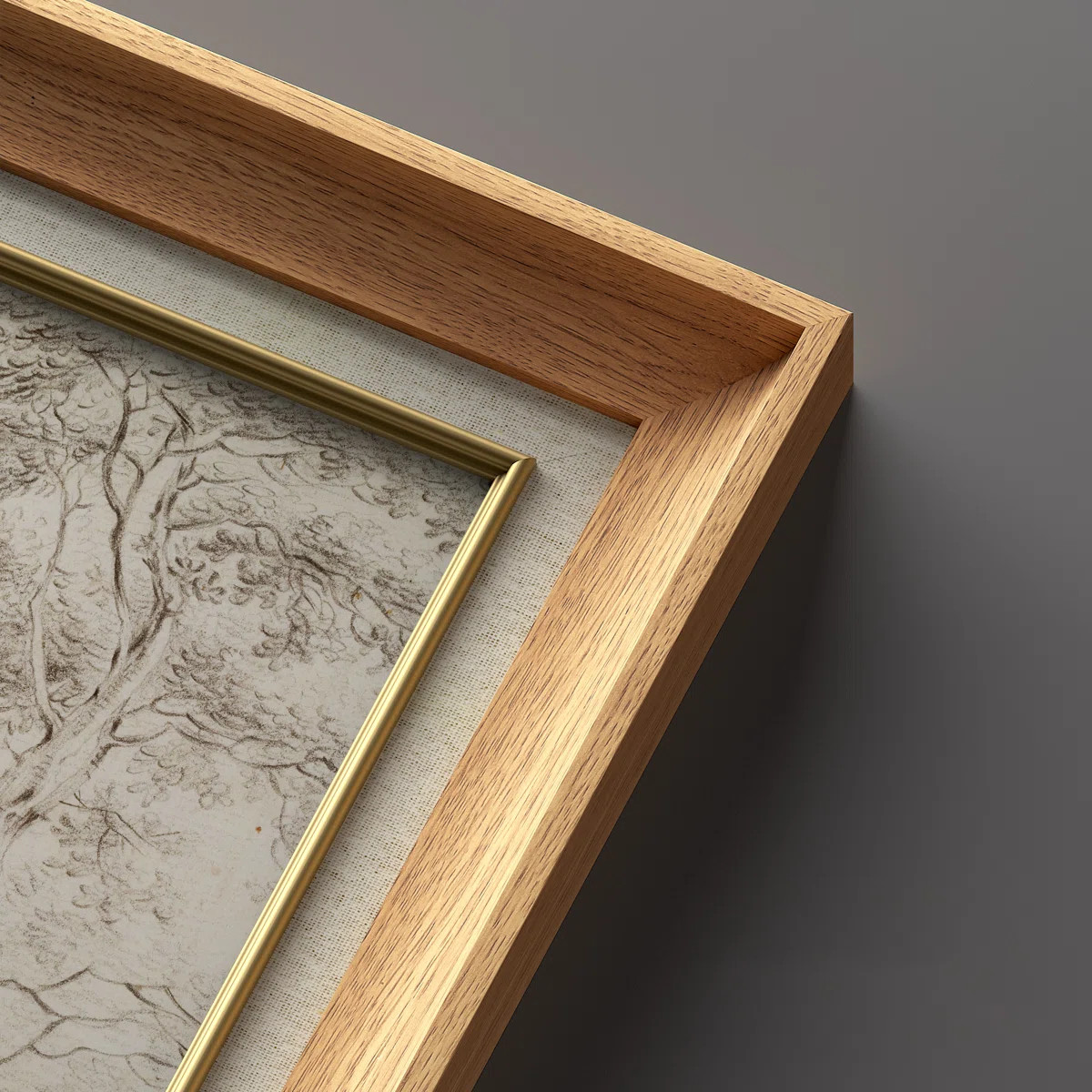 Set of 2 Premium Framed Art Artworks on Premium Canvas with 26"x36" Frame (Set of 2) | Wayfair North America