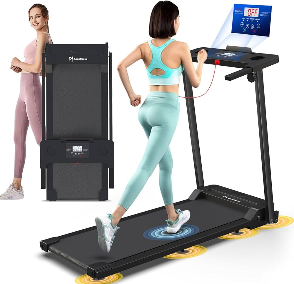 Walking Treadmill Pad, Portable Desk Treadmills for Home Small, Foldable Mini Treadmill with Hand... | Amazon (US)
