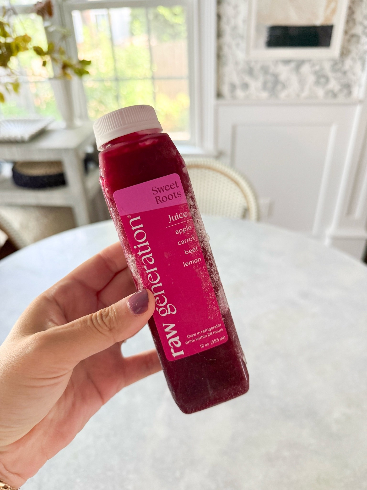 This Raw Generation Sweet Roots juice has been such an easy grab-and-go favorite. I love the apple, carrot, beet, and lemon blend for keeping something fresh and convenient on hand during busy days.

Raw Generation juice, Sweet Roots juice, cold pressed juice, beet juice blend, apple carrot beet juice, wellness drinks, healthy drink ideas, grab and go juice, everyday wellness, juice cleanse favorites, refrigerated juice, girlonthehudson

#LTKdayinmylife #LTKHome #LTKselfcare