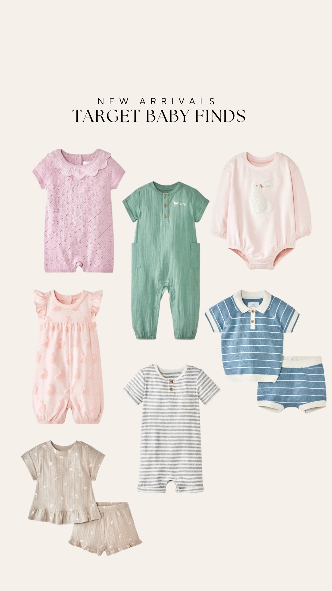 New arrivals target baby finds! Spring baby affordable baby finds 

#LTKmomlife #LTKBaby