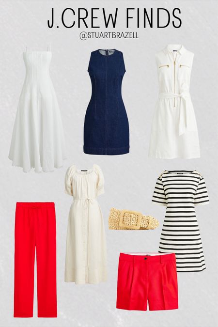 J.crew spring and summer fashion finds, outfit ideas for spring and summer 

#LTKstyletip