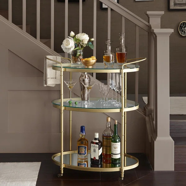 Lauren Metal Bar Cart | Wayfair North America