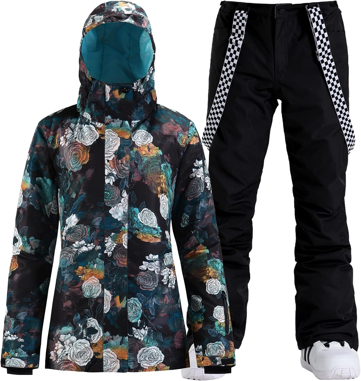 Womens Ski Suit Snow Suit Waterproof Windproof Women's Ski Jacket and Pants Snowboarding Jackets Coa | Amazon (US)