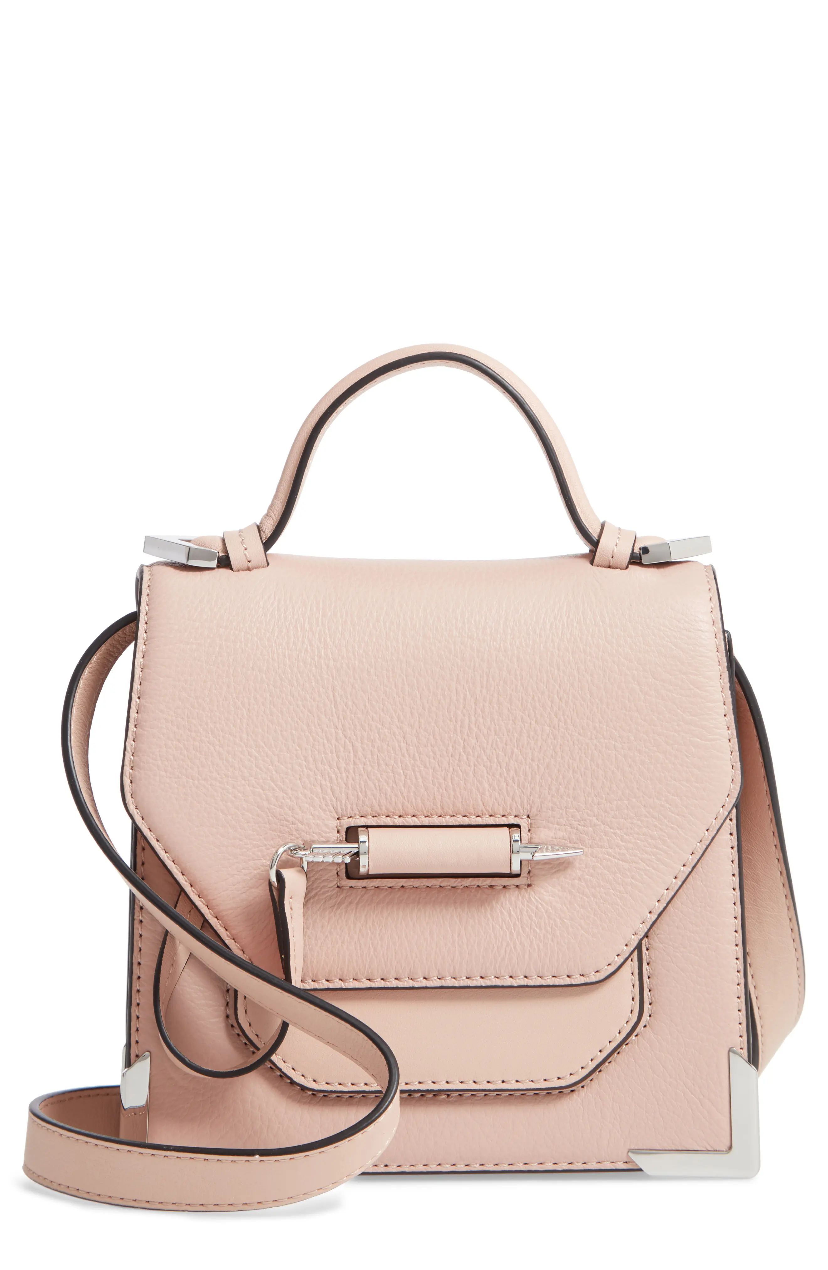 Mackage Mini Rubie Leather Shoulder Bag - Pink | Nordstrom