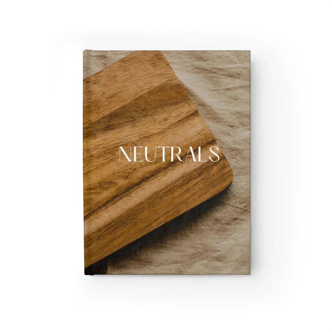 Hardcover Coffee Table Book for Decorative Display in Neutral Modern Minimal Home Decor, Book End... | Etsy (US)