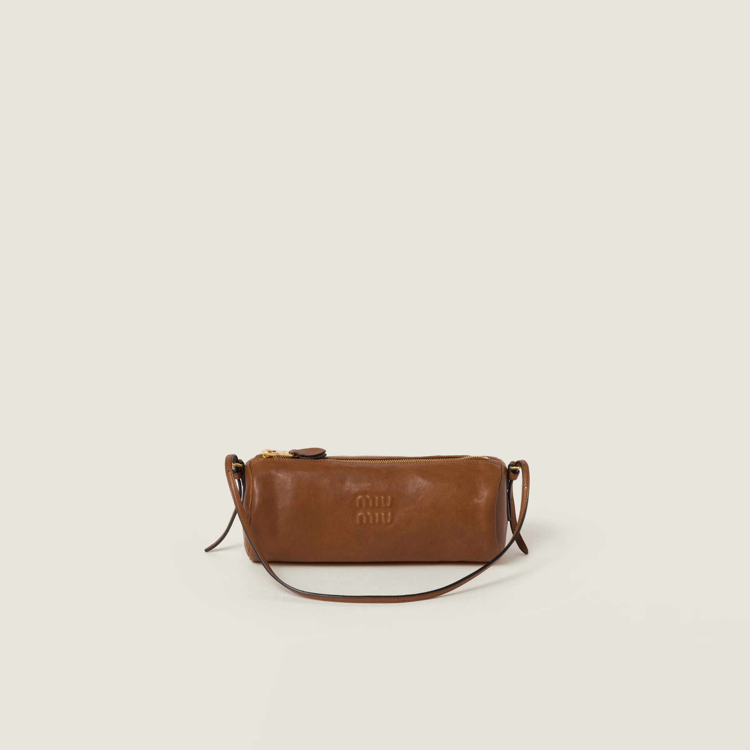 Briarwood Nappa Leather Pouch | Miu Miu | Miu Miu US