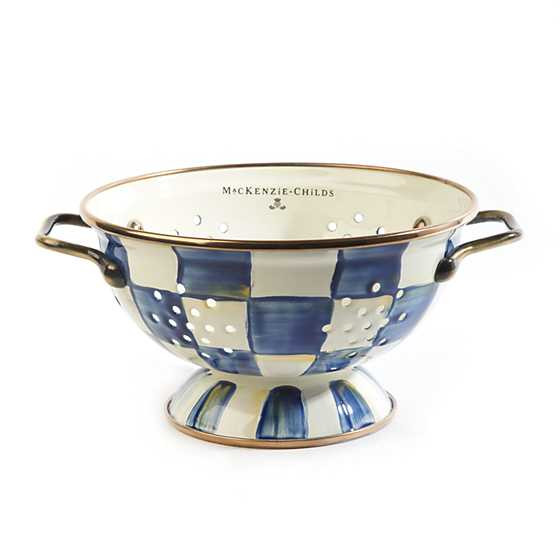 Royal Check Small Colander | MacKenzie-Childs
