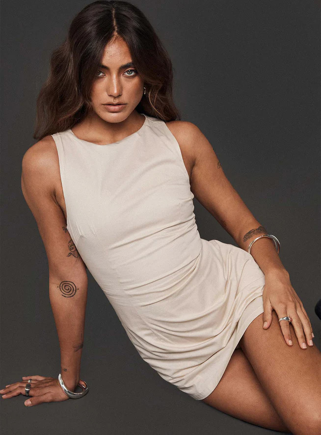 Yumiko Romper Cream | Princess Polly US